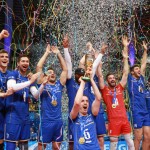 Franceplayerscelebrateastheywinthegoldmedal-s