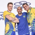 ビッグバンをイメージしたという五輪用ユニフォーム。ビッグバン、五輪、ブラジル、一体何の関係が?と大不評。現在のコパカバーナの歩道の波模様をイメージしたユニフォームの方がいいとの意見が多い。撮影CBV