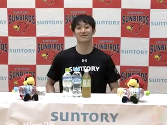 SUNTORY 柳田将洋 番号入り シャツ SUNTORY 柳田将洋 番号入り シャツ