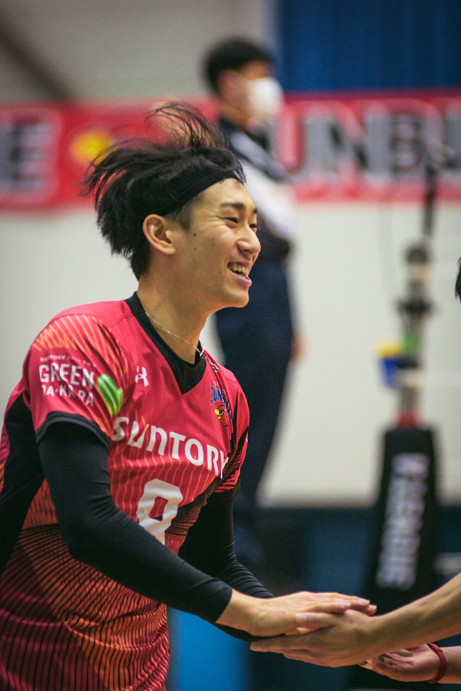 サントリーサンバーズ　柳田将洋選手　ユニフォーム