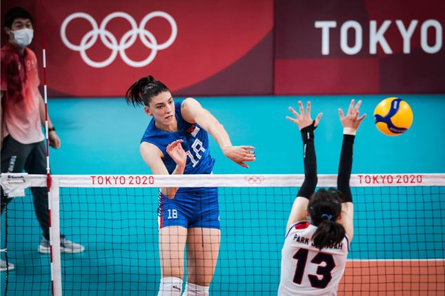 女子３位決定戦 セルビアが韓国を寄せ付けず銅メダルを獲得 ヨンギョン 