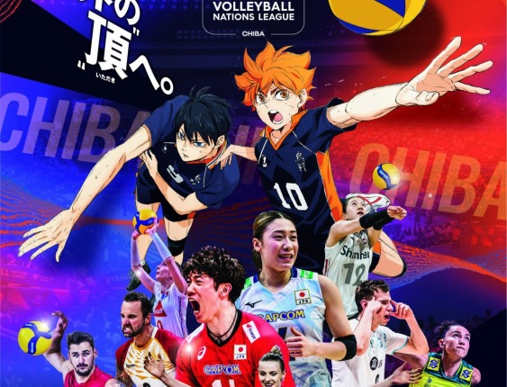 VNLが昨年に引き続き『ハイキュー!!』とコラボ。千葉大会コラボ