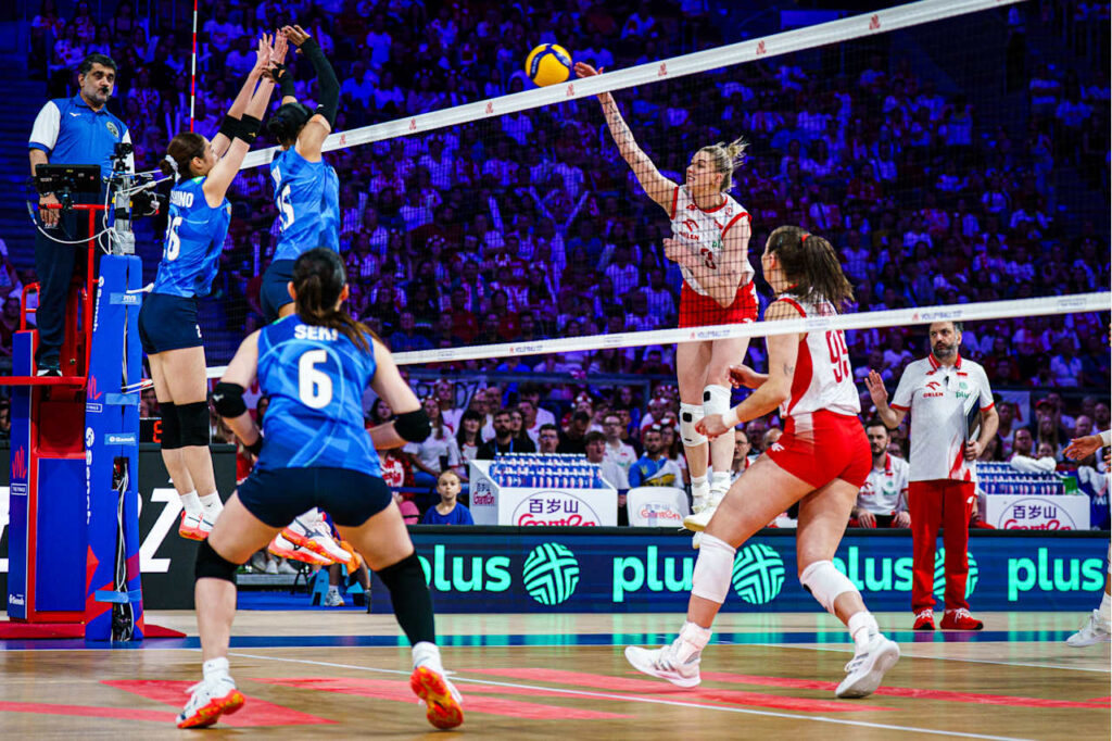 女子日本代表、ポーランドに1-3で敗れ、4位で大会を終える VNL3