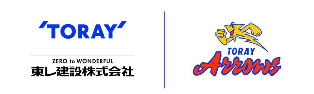 東レアローズ（滋賀・静岡）、東レ建設株式会社とのスポンサー契約締結